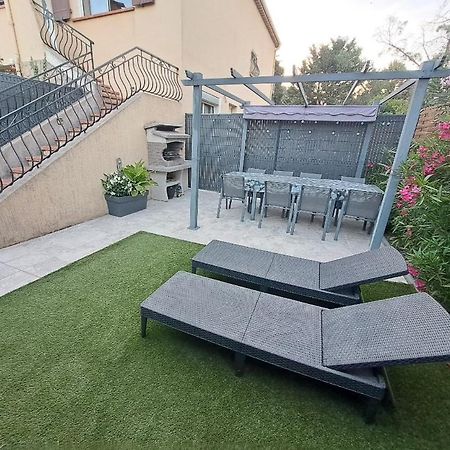 קאן סור מר La Villa Castel - Haut De Villa - Parkings- 3 Chambres - 8 Couchages - Jardin - Barbecue מראה חיצוני תמונה