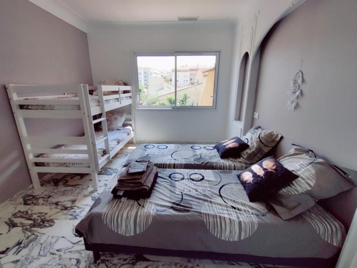 קאן סור מר La Villa Castel - Haut De Villa - Parkings- 3 Chambres - 8 Couchages - Jardin - Barbecue מראה חיצוני תמונה